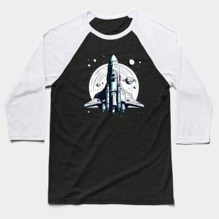 Space ship explorer galaxy adventurer design Baseball T-Shirt